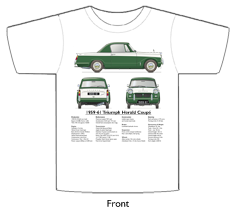 Triumph Herald Coupe 1959-61 T-shirt Front